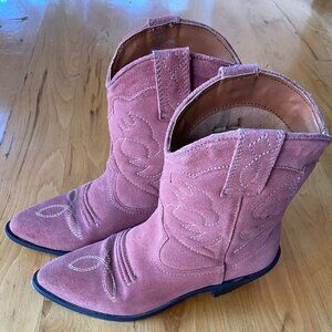 Urban Outfitters Suede Pink Boots